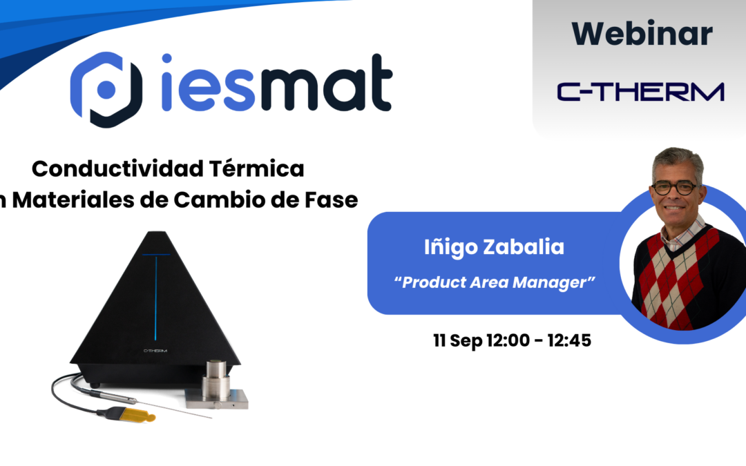 Webinar | Conductividad Térmica Materiales de Cambio de Fase